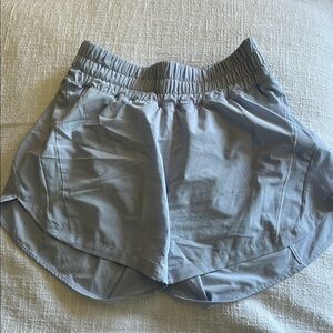 lululemon athletica Light Blue Athletic Shorts